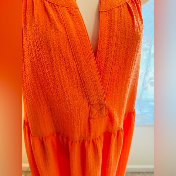 Calvin Klein Dress NWT size 10 in Orange - Picture 12 of 13